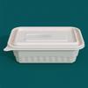 Disposable Corn Starch Rectangular Meal Box with Lid