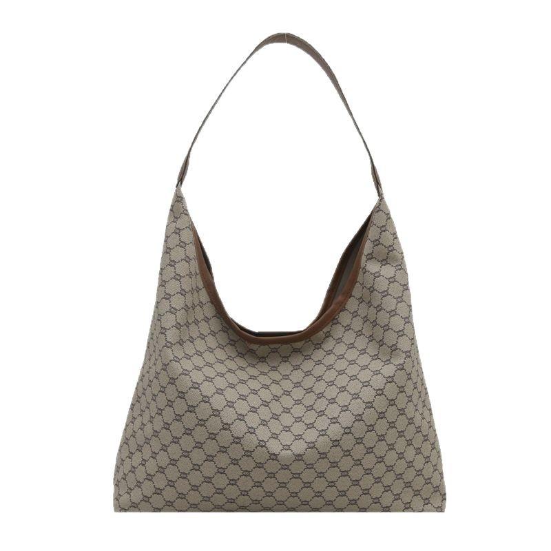 High End Fashion Women's Bag New Large Capacity Printed Temperament Tote Bag Slack and Commuter Armpit Shoulder Bag