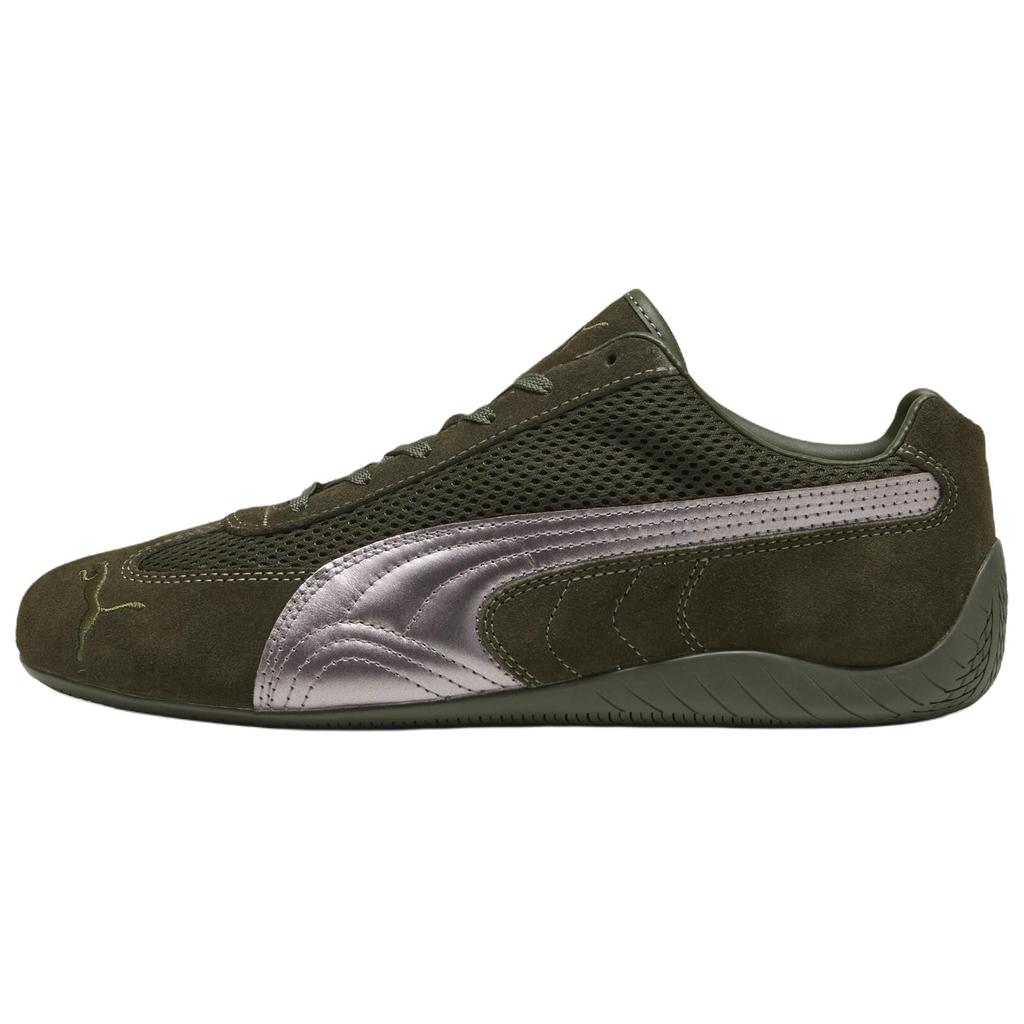 Puma Speedcat Premium Dark Olive Matte Silver Unisex Sneakers Green 403902-04