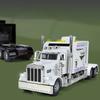 1/24 Peterbilt 389 Tractors Truck Alloy Toy Car Model Wheel Steering Sound and Light Children's Toy Collectibles Birthday Gift