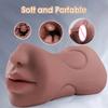 3 in 1 Pocket Pussy Masturbator für Männer Realistisch Texturierter Mund Vagina Und Enger Anus Blowjob für Mann Penisstimulation Sexspielzeug