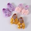 Infant Shoes Bead Bowknot Decoration Baby Princess Shoes For 0-1 Year Old