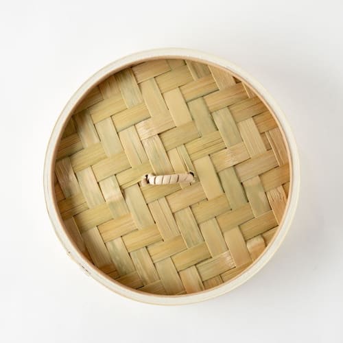 Thunder Group Steamer, 21cm, 2-Tier Set, Includes 20 Sheets, Made of Cedar, Bamboo, and Natural Wood, Perfect for Steaming Xiaolongbao (Steamed Pork B