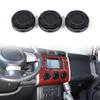 For Toyota FJ Cruiser 2007-2025 Aluminum Alloy Car Center Console Air Conditioning Knob Decorative Cover Interior Accessories