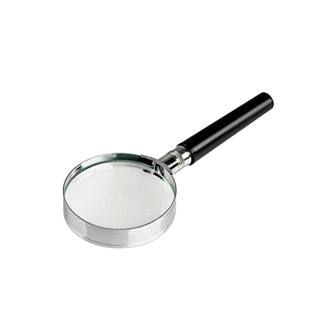 Senior Friendly Handheld Magnifying Glass Antislip Handle 5 Size Lens Option Perfect For Books Stamps Hobbies
