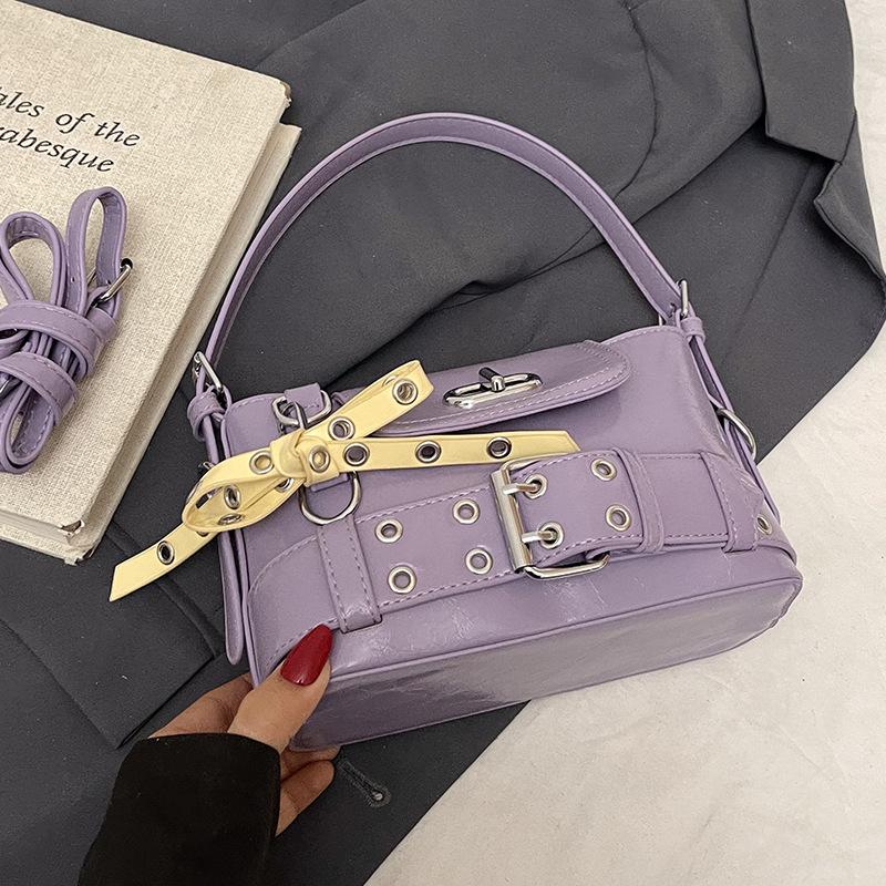 

2025 spring and summer new millennial spice girl style portable bucket bag fashion niche personality versatile trend messenger women s bag