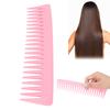 Wide Teeth Comb Rounded Large Hair No Handle Detangling Comb for Curly Hair Wet Dry Hair