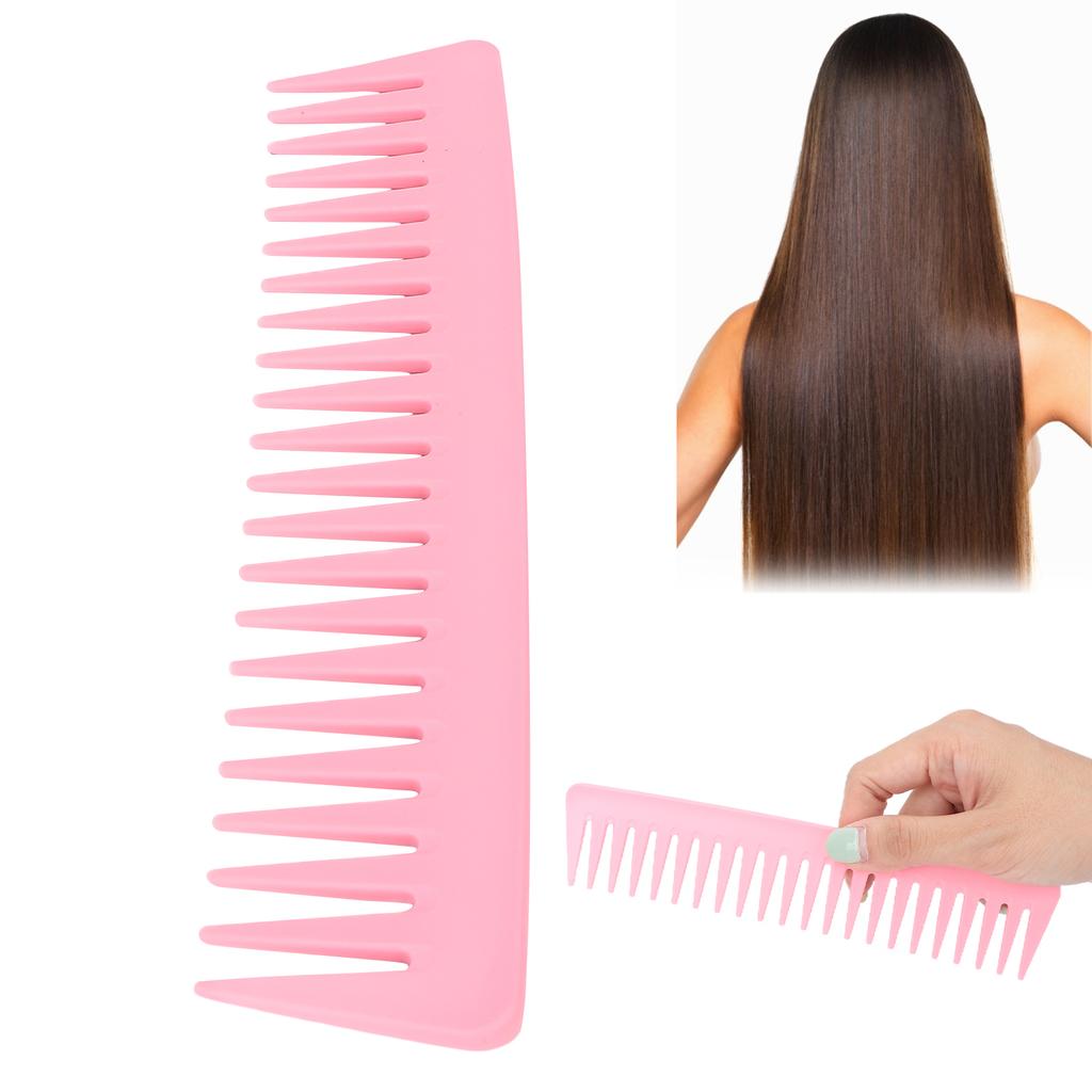 Wide Teeth Comb Rounded Large Hair No Handle Detangling Comb for Curly Hair Wet Dry Hair