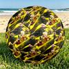 Black Adam Print Size 5 Soccer Ball, PU Wear Resistant Football for Match Training and Daily Practice, Birthday Gift for Soccer Fans