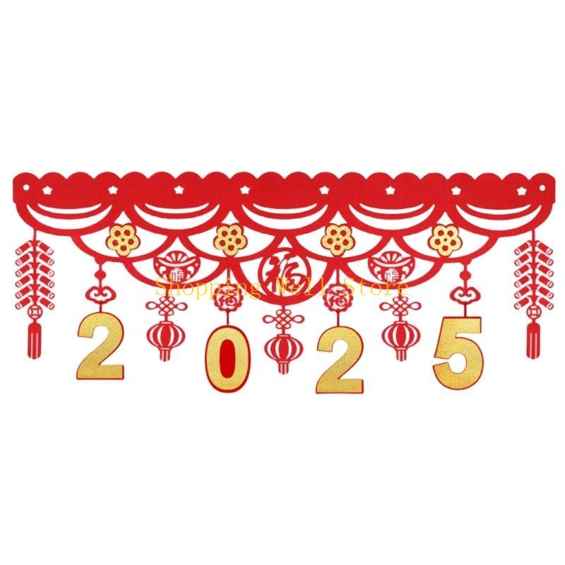 KX4B Chinese New Year Garlands Decoration Hanging Ornament for Holiday Celebration