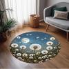 1pc home carpet dandelion design non slip office decor gift living room bedroom
