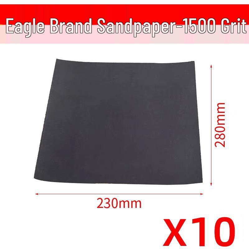 Philips 2000 Grit Wear-Resistant Sandpaper for Wet Sanding Walls, Wood, Metal