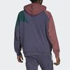 Adidas Originals Kleeblatt-Logo Print Colorblock Hoodie Herren Oberteile Marineblau HK2096