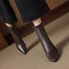 Krazing Pot Microfiber Pointed Toe Thin High Heels Modern Boots Size 42 Zip Women Elastic Ankle Boots