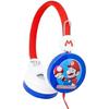 Red Wired Kids Headphones - OTL Technologies SM1108 - Volume Control - Headband