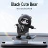 Bear Skateboard Car Ornament: Dashboard Center Console Cartoon for New Cars
