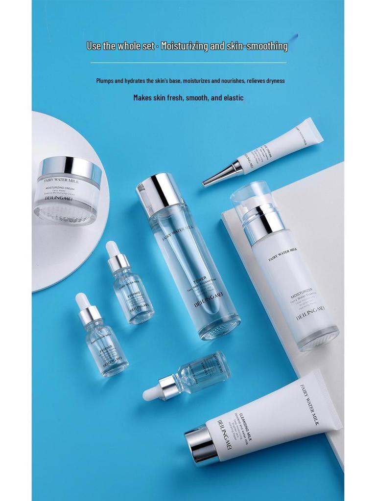 Bell Mei Rejuvenating 8-Piece Skincare Set: Hydrating, Moisturizing & Anti-Wrinkle Facial Care