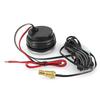 2'' 52mm Digital Led Water Temperature Gauge Meter +10mm 1/8NPT Temp Sensor Coolant Temperature Meter With Alarm Function