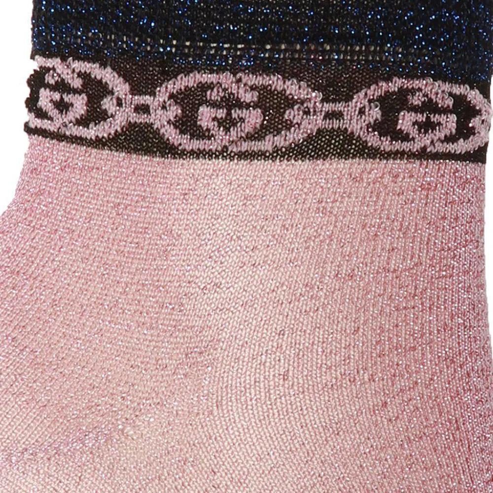 GUCCI Crew Socks Women's 1 Pack Pink (Unisex) Crew Socks 609345 3GF05 5868