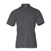 Marvelis Mens Chambray Comfort Short-Sleeved Shirt