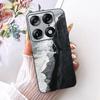 For Motorola Signature  5G Fashion Style Elegant Painted Phone Casing Cover Moto X70 Air Pro  Soft Silicone Black TPU Case