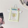 Cute Small Wings Card Holder Photocard Holder Idol Photo Display Protect Storage Card Keychain Bag Pendant Keyring Birthday Gift