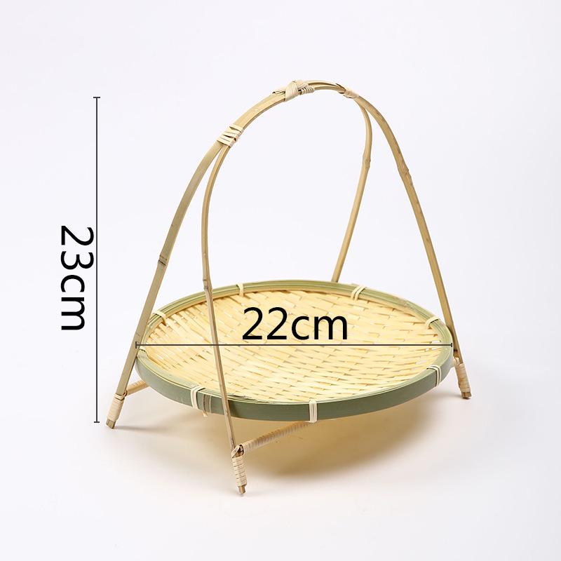 Handmade Bamboo Multi-Layer Storage and Serving Basket