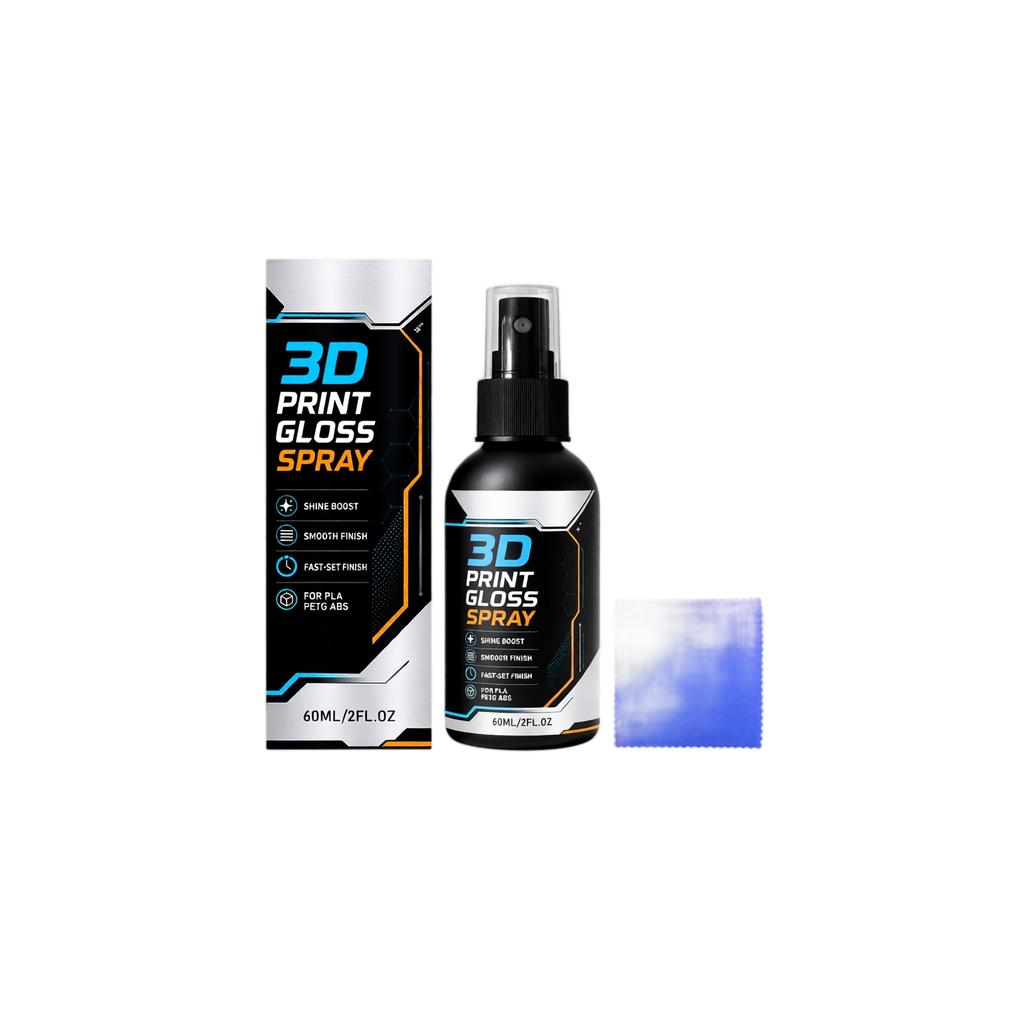 Spray Lucido per Modelli 3D, Asciugatura Rapida ad Alta Lucentezza, Riduttore di Linee di Strato e Lisciante per Superfici di Modelli Stampati 3D