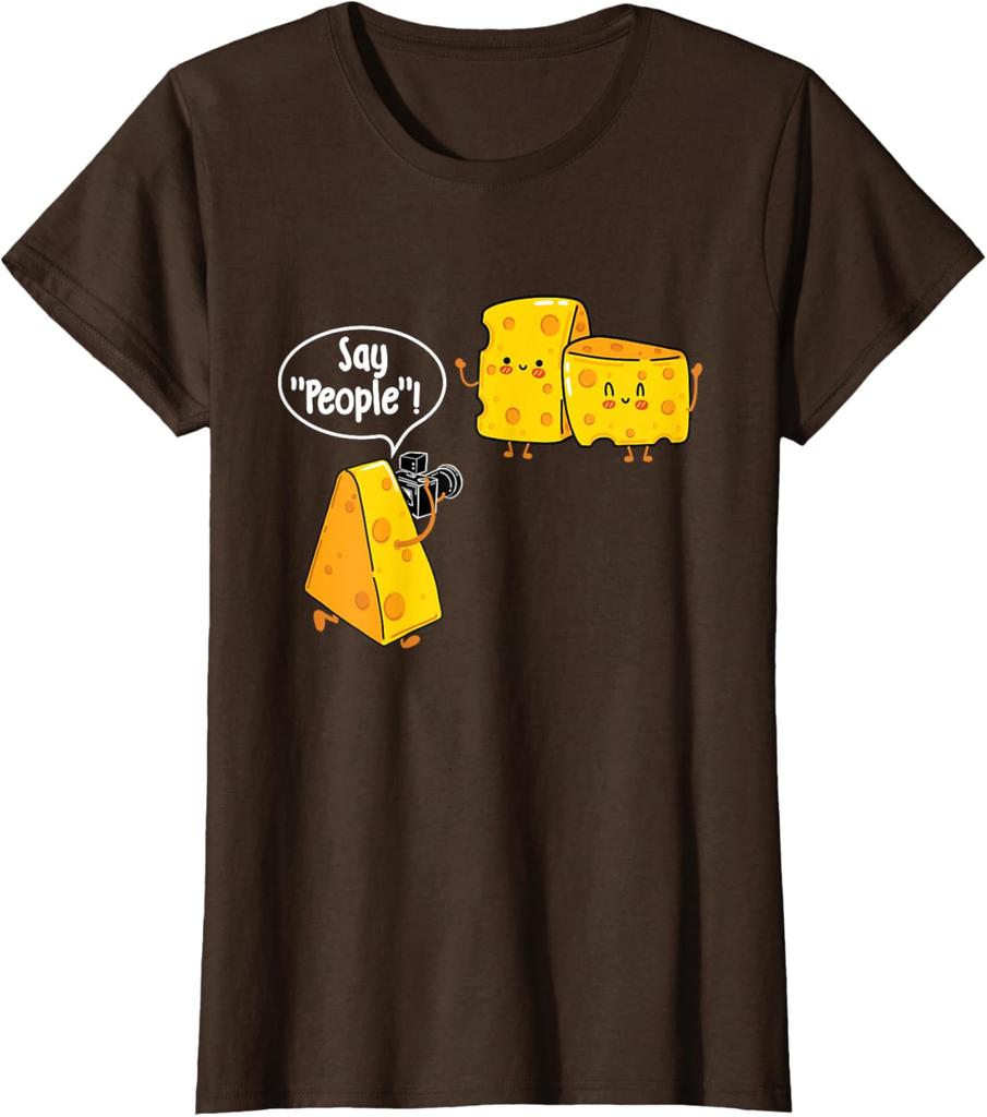 Řekni Lidé - Milovník sýrů Jídlo Mléčné výrobky Mléko Gouda Cheddar Brie Tričko