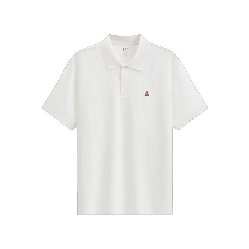 GAP Men s 2026 Summer Quick-Dry Cool-Touch Bear Embroidery Polo Shirt M