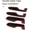 Car Inner Door Handle Armrest Cover Decals for Honda CR-V  2024 Accessories CRV ABS Carbon Fiber Interior Stickers