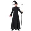 Halloween Wizard Costume Set Kids Adults - Fantasy Themed Dress With Hat Cape Belt Unisex Cosplay Outfit Party