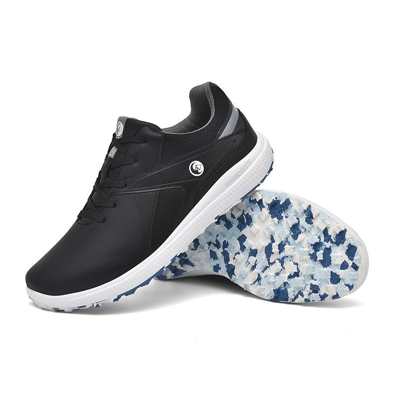 831 Men s Breathable Lace-Up Casual Golf Shoes with Spikes 43.5