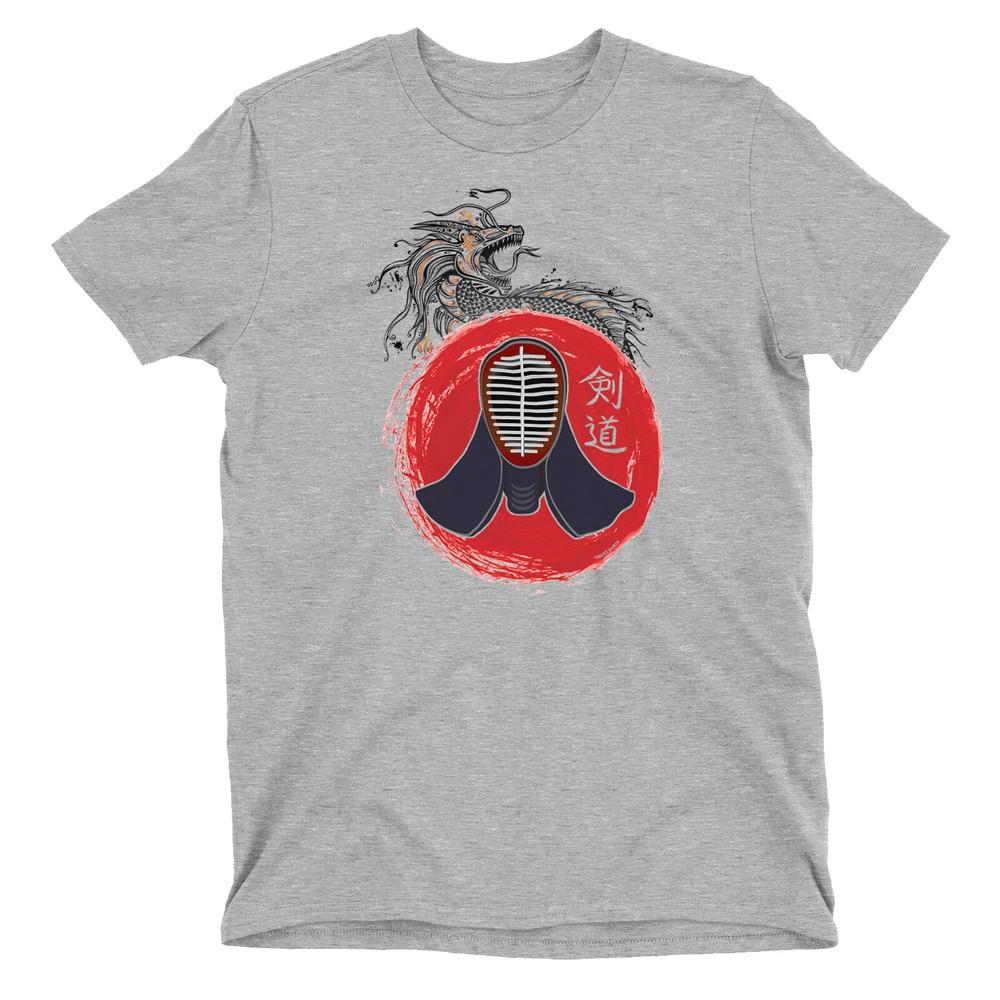 

KENDO Dragon Мужская футболка Японское Кендзюцу Боевые искусства Япония Бои 4XL