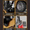 1/64 Mini Remote Control Forklift Truck Remote Controlled Alloy Forklift Toy Car Model for Kids Age 6-12 Christmas Birthday Gift