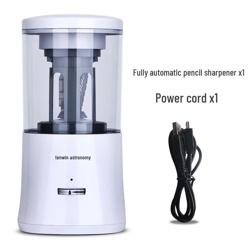 Automatic Electric Pencil Sharpener for Students - Child-Friendly Stationery with Lead Feeding System, Model 8018