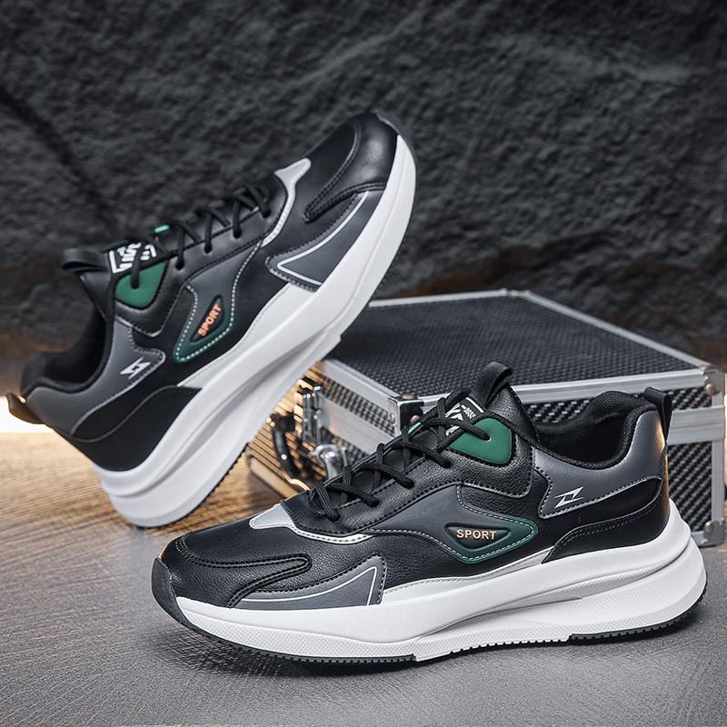 

Осіннє нове чоловіче взуття дихаюче універсальне низьке кеди на шнурівці трендові повсякденні туфлі на м якій підошві спортивне взуття вуличне робоче взуття 44