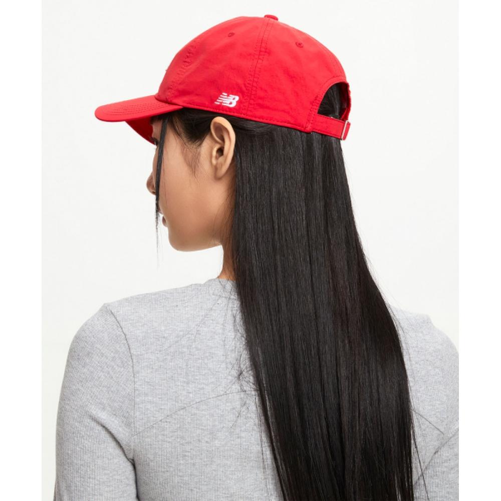 ハット +New Balance+ NBGDFSW102 Letter Graphic Nylon Ball Cap RED N New Balance Nbgdfsw102 Letter Graphic Nylon Ball Cap Red