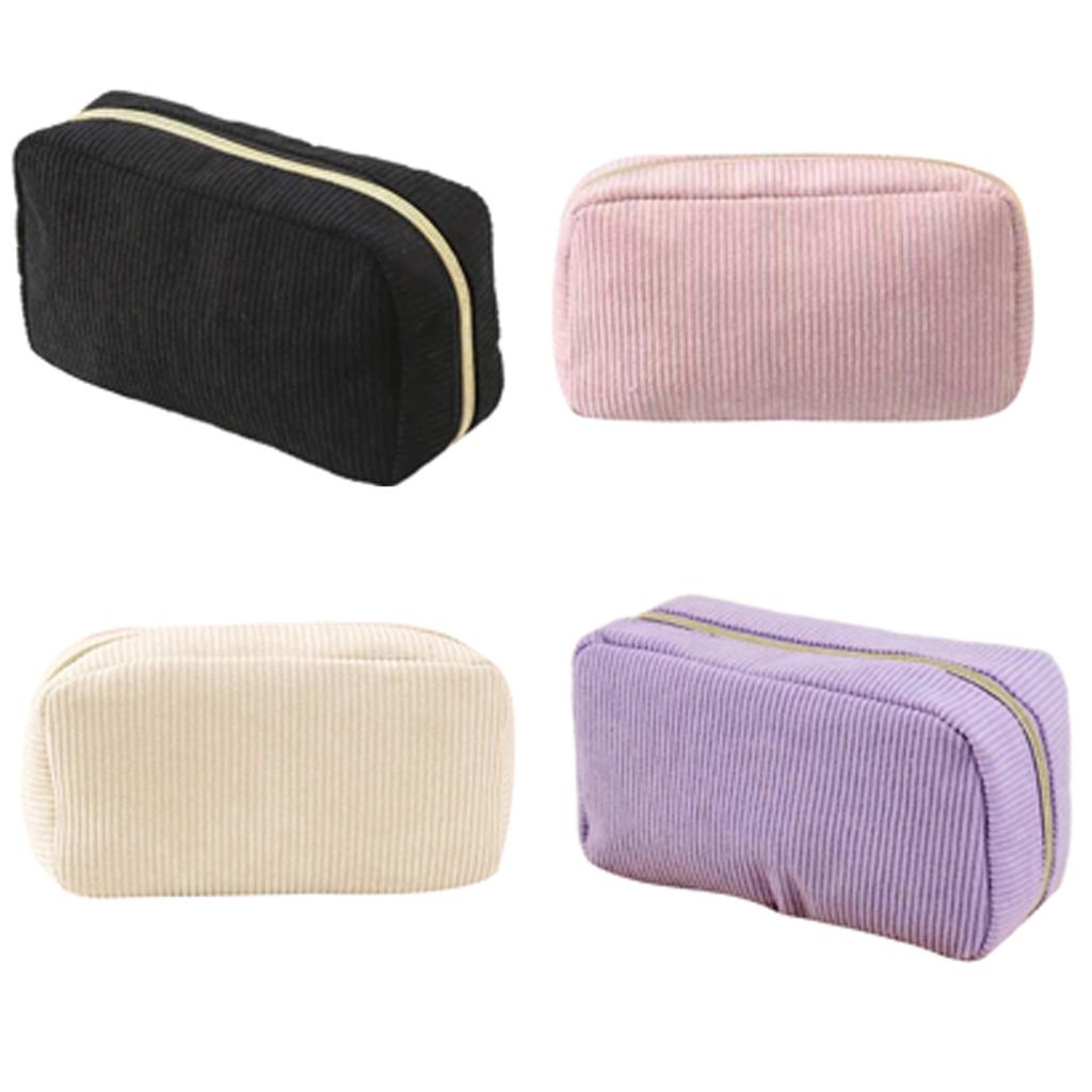Astuccio Grande Capacità in Velluto Astuccio per Penne Scomparto Grande Borsa per Matite Borsa da Viaggio per Trucco per Bambini Studente Scuola