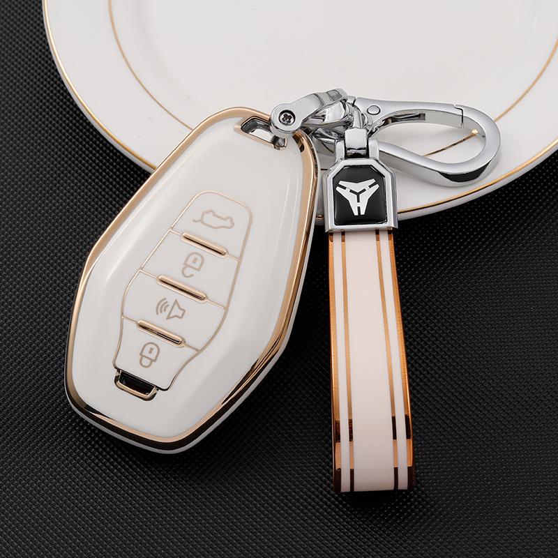 Soft TPU Car Key Case Cover Shell Fob for Chery Jetour X70 X90 X95 Plus 2020 2026 2026 Remote Holder Keychain Accessories