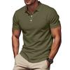 Men American British Style Polo Shirt Slim Fit Short Sleeve Gentleman Summer Casual Solid Color Pullover Tops