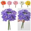 Creative 5 Heads Daisy Artifcial Flower Multicolor PU Lifelike Flower DIY Photo Props Faux Flower Gift