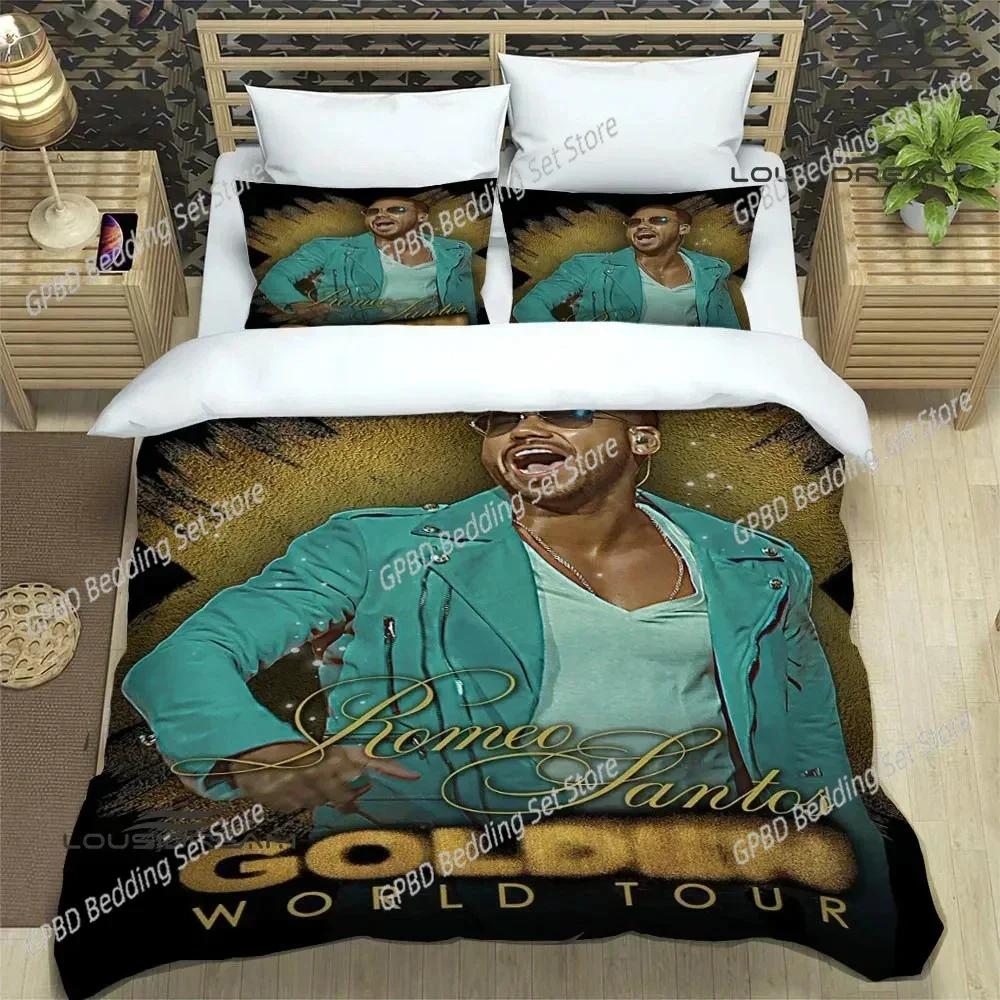 Latin Singer Romeo Santos 3D NEW Duvet Cover Pillowcase Bedding Set Adult Girl Bedroom Decoration Children Single Double Large