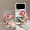 Applicable to Xiaomi 11promax mobile phone case personality with bracket 11ultra all-inclusive edge xm11 girls drinking coffee