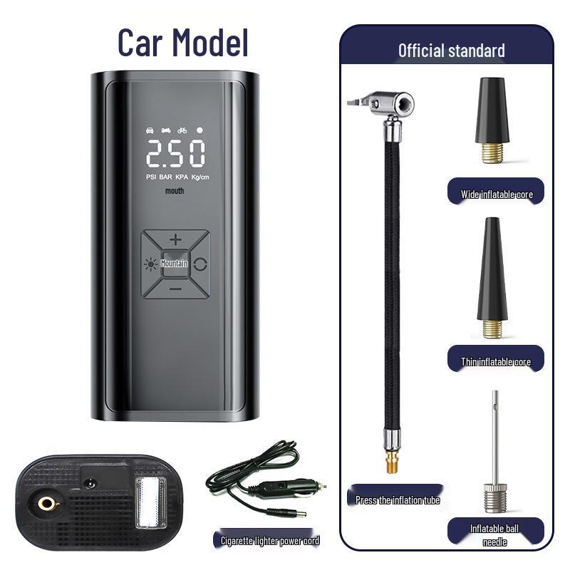 Wireless Handheld Portable Car Tire Inflator - Dual Mode Electric Pump