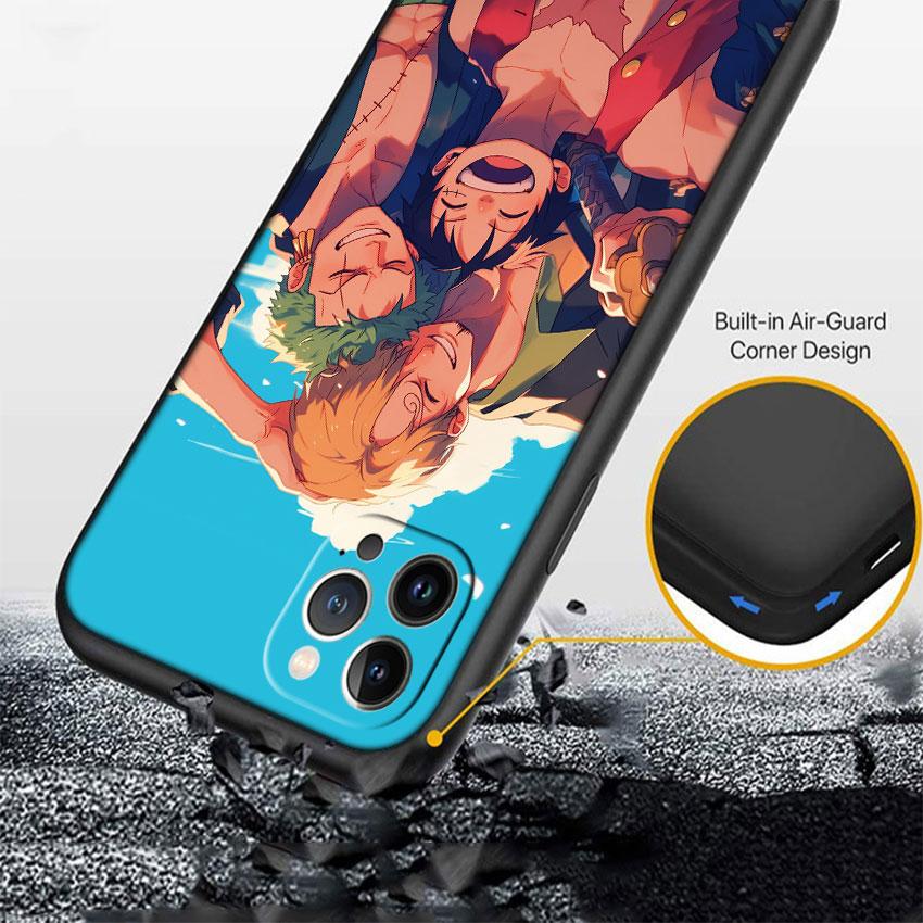 One Piece Art Soft Shell Phone Case for Redmi Note 13 14 Pro+ Plus A3 A3X 13X 13C 13R 14S 14C 14R