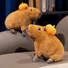 Funny Orange Capybara Plush Toy - Children's Doll & Ornament