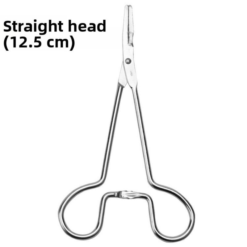 

Пинцет для выщипывания шерсти из ушей собаки, Пинцет для питомца, Пинцет для выщипывания шерсти из ушей собаки Тедди Кот, Средства для удаления шерсти, Уход за питомцем Straight head 12.5cm