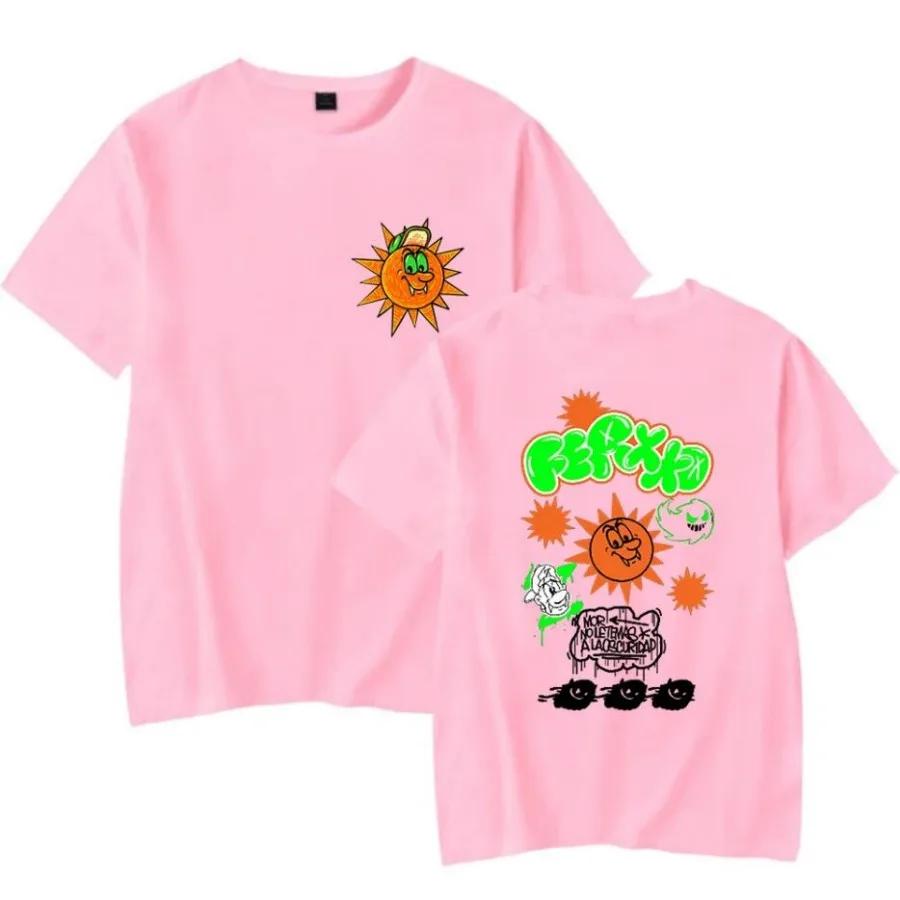 Rapper Feid Ferxxo T-shirts Ferxxocalipsis Album Merch Women Men Fashion Casual Short Sleeve Summer Oversized Tees Streetwear