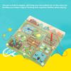 Kid Magnetic Wooden Educational Maze Children Brain Training Board Game Educational Toy